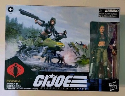 G.I. JOE CLASSIFIED - #194 COBRA ZANYA & DREADNOK CHAMELEON (SWAMP SKIER) - NEW