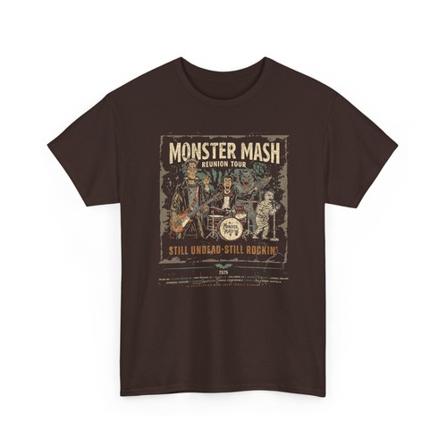 Monster Mash Reunion Tour T-Shirt Vintage Halloween Band Tee Horror Concert - Afbeelding 8 van 55