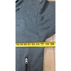 Gap Mens Vintage Thermal Lined Full Zip Hoodie Gray Embroidered Logo Sweatshirt