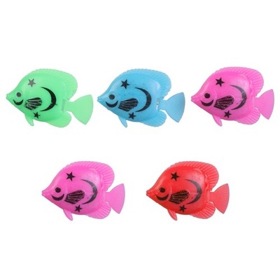 5 Pieces Colorful Artificial for Aqua-Terrariums Tropical Fish Fish Bowl Decor