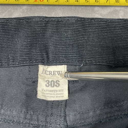 J Crew Women's 30S Favorite Fit Corduroy Pants Black Slim Straight Fit Classic - Picture 3 of 9