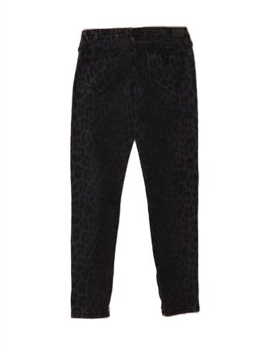 GUESS Womens Skinny Jeans W27 L28 Blue Animal Print Cotton DB45 - Picture 2 of 3