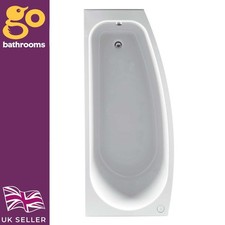 Petite Left Hand Acrylic Space Saver Bath with Front Panel (L)1690mm (W)690mm