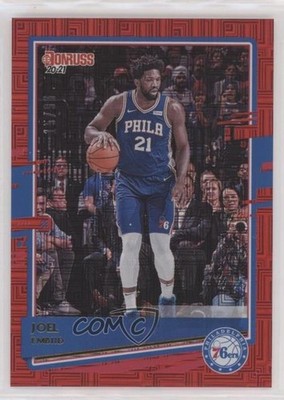 2020-21 Panini Donruss Choice Red 15/99 Joel Embiid #71 1l2