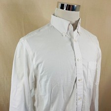 Charles Tyrwhitt 16 34 Slim Fit Button Down Oxford Shirt White Non-Iron Mens