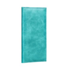 Leather Checkbook Cover for Top Side Tear Registers Duplicate Checks with P...