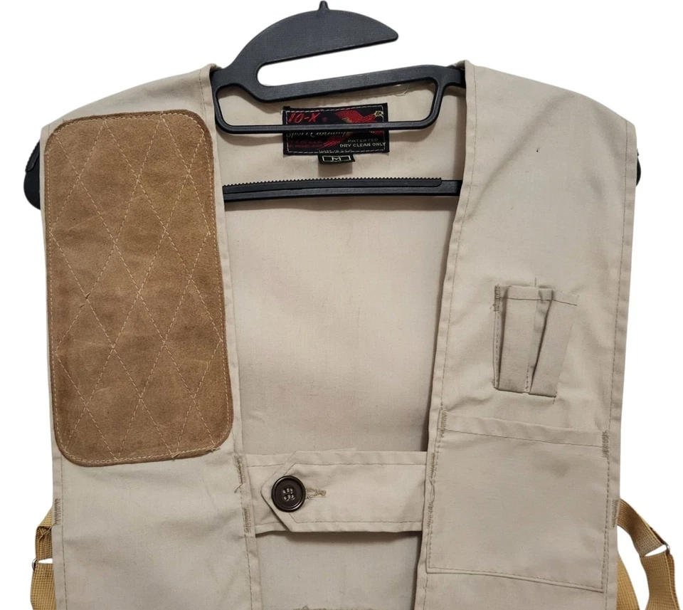 Vtg 10-X Hunting Vest Men Sz Medium Shooting Fishing Outdoor Utility Canvas USA - Image 3 of 4