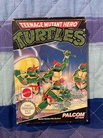 Turtles Teenage Mutant Hero Entertainment System Mattel Palcom Nintendo NES