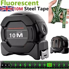 10m Fluorescent Steel Tape Measure Precision Measuring Tape Measure 10 Metric