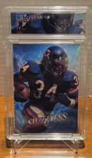 Walter Payton Collectors XT Refractor Art Slab ~ Sweetness Design Da Bears!