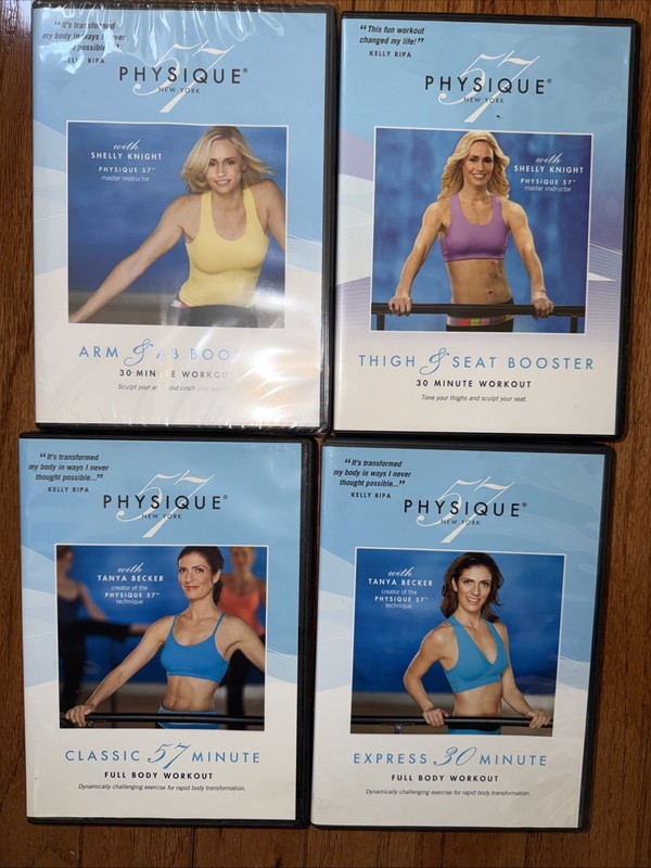 Physique 57 DVD Lot Of 4 Different Workouts One Sealed