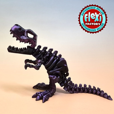 Giant Articulated T-Rex 26 Inches Skeleton 3D Printed