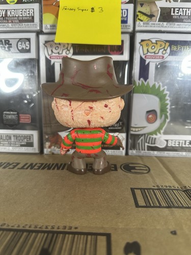 Custom Bloody Super GITD Funko Pop! Nightmare on Elm Street Freddy Krueger - Picture 6 of 23