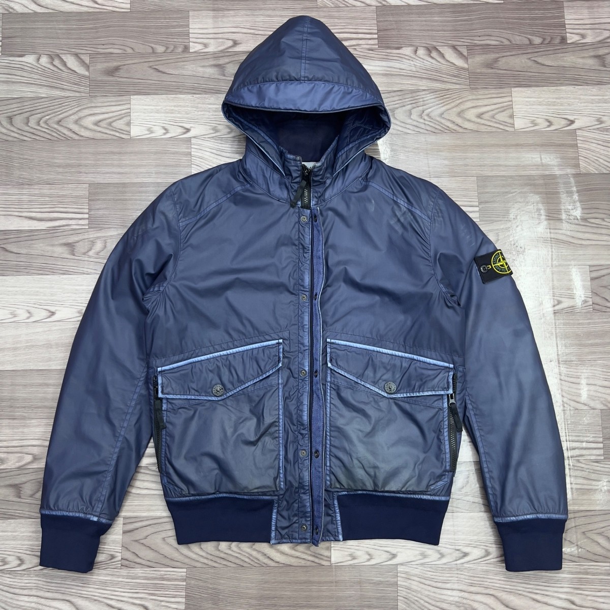 Stone Island Mussola Gommata Quilted Jacket Size Large | eBay