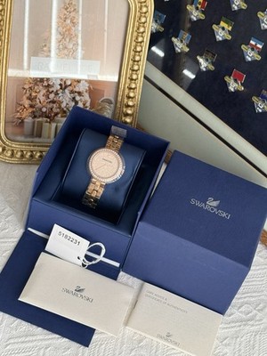 SWAROVSKI Daytime Peach Dial Rose Gold-tone Ladies Watch Item No