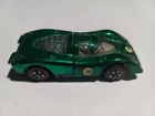 Vintage Hot Wheels Porsche 917 Green 1969 Redline Diecast Car USA Mattel Rare