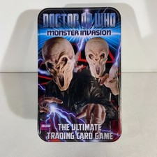 Doctor Who Monster Invasion Extreme 44 Card Bundle 5 Rare, 2 Super Rare with Tin