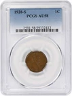 1928-S Lincoln Cent AU58 PCGS