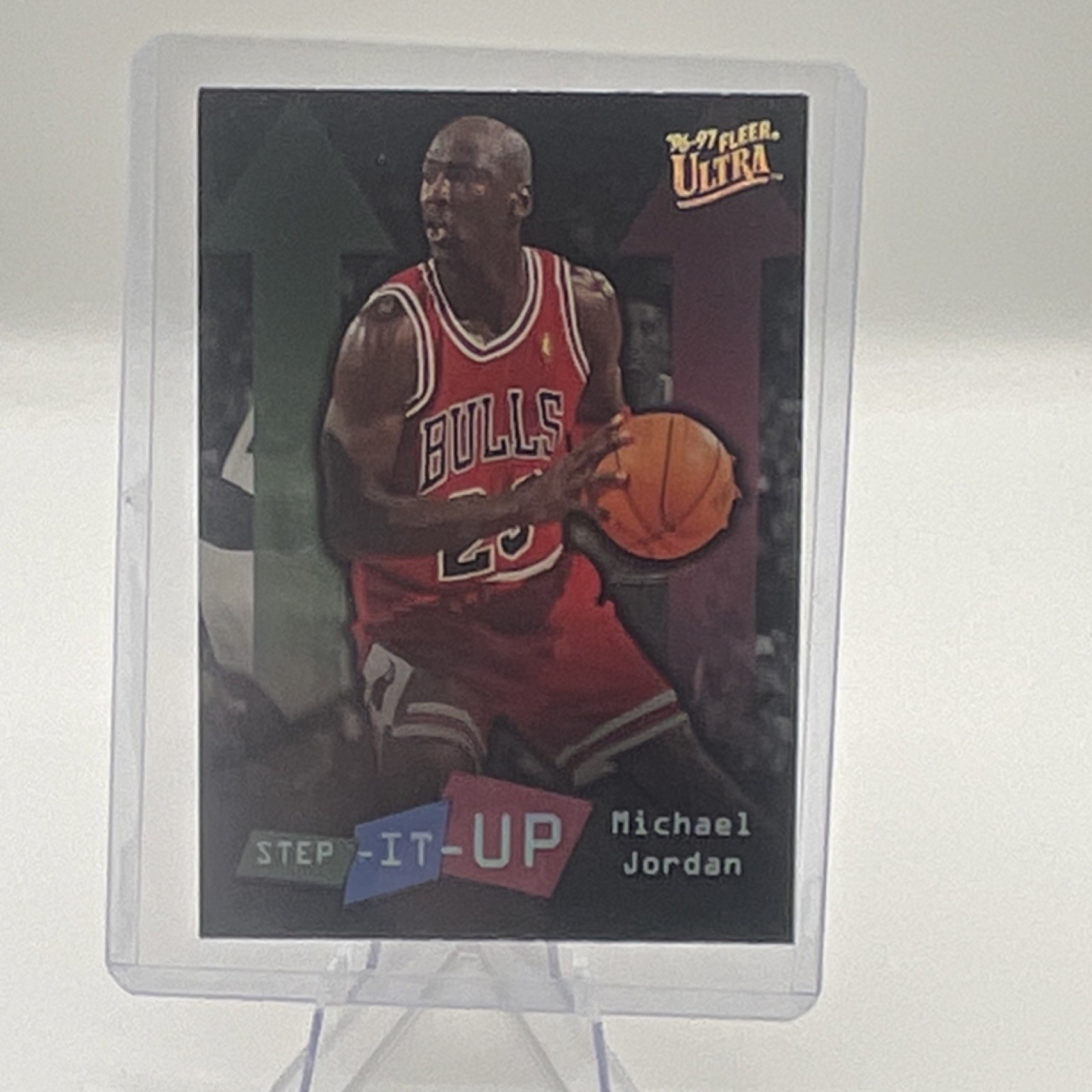 Fleer Ultra 1996-97 Michael Jordan Step-It-Up #G-280 Chicago Bulls