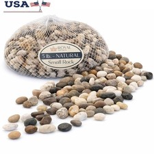 Decorative River Rocks Pebbles Vase Filler Floral Arrangement Aquarium Decor New