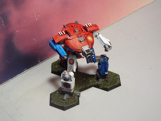 BATTLETECH ARES SUPERHEAVY MECH [DAVION GUARDS] (3D RESIN PAINTED)