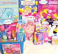 NEW KIDS CARE BEARS EASTER GIFT BASKET BIRTHDAY TOYS PLUSH BATH TUB PLAY SET 