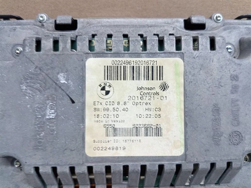 Used Infotainment Display fits: 2010 Bmw X5 display screen front dash 8.8`` scre - Imagem 3 de 4