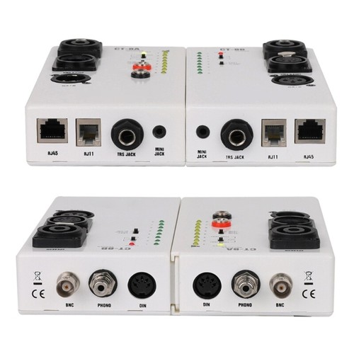 Intelligent Audiotory Cable Tester with Multiple Connectors for RJ45 TRS - Photo 7/8