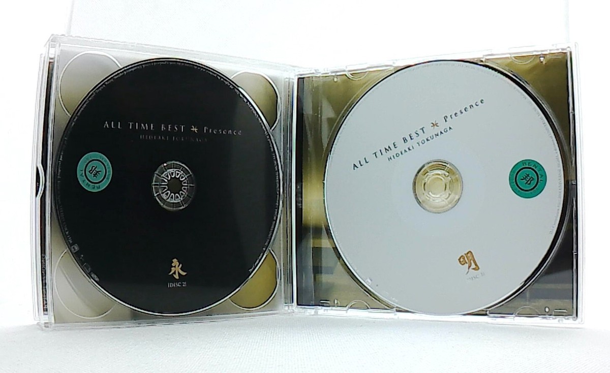 ALL TIME BEST Presence [3CDs][OBI] TOKUNAGA HIDEAKI /hit song 壊れ