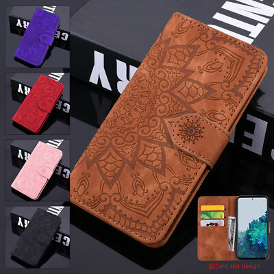 Leather Wallet Flip Case For Samsung S22 Ultra S22+ S21 S20 FE 5G Note20 S10S9S8