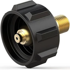 onlyfire 5040 QCC1 Acme Nut Propane Gas Fitting Adapter with 1/4 Inch Male Pipe