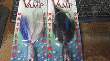 Wahoo "The Vamp" bucktail, saltwater, muskys, 2 ct, new, free shipping