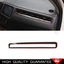 For Honda HR-V Vezel 2016-2022 Wood Grain Central Console Air Outlet Vent Trim