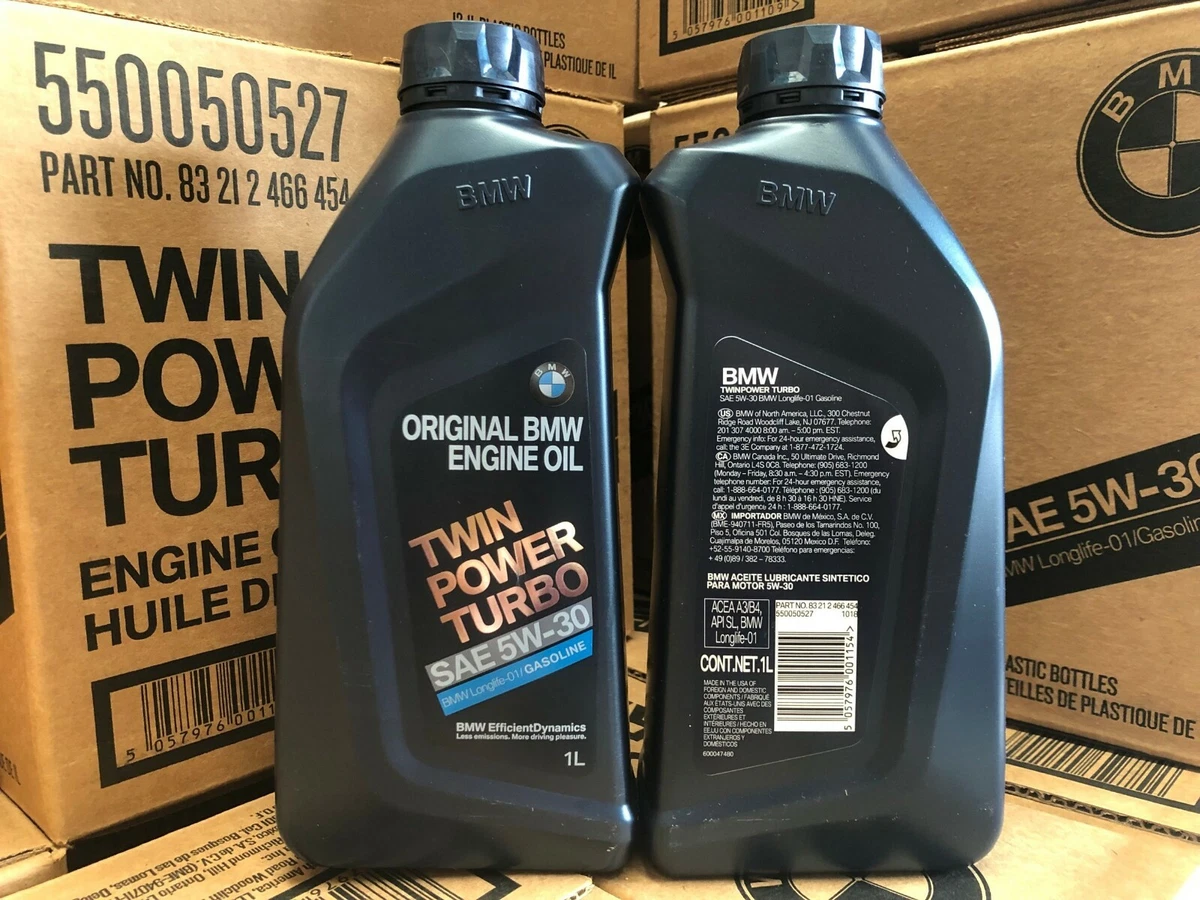 5 x Liter BMW Engine Oil Twin Power Turbo 5W-30 BMW LongLife-01 