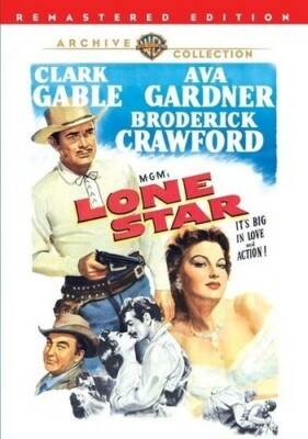 Lone Star DVD 1952 Clark Gable, Ava Gardner, Broderick Crawford, Vincent Sherman