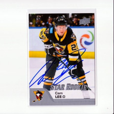 CAM LEE autographed SIGNED '20/21 Upper Deck AHL 