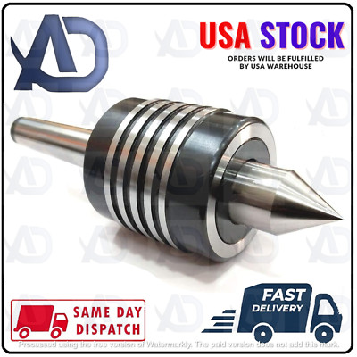 Double Bearings Live Revolving Center Standard Nose-Run-out under 5 microns