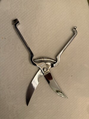 GEFLÜGELSCHERE RAUCHERKOPF SOLINGEN INOX 24 CM NR. 2 AUF FUNKTION GEPRÜFT