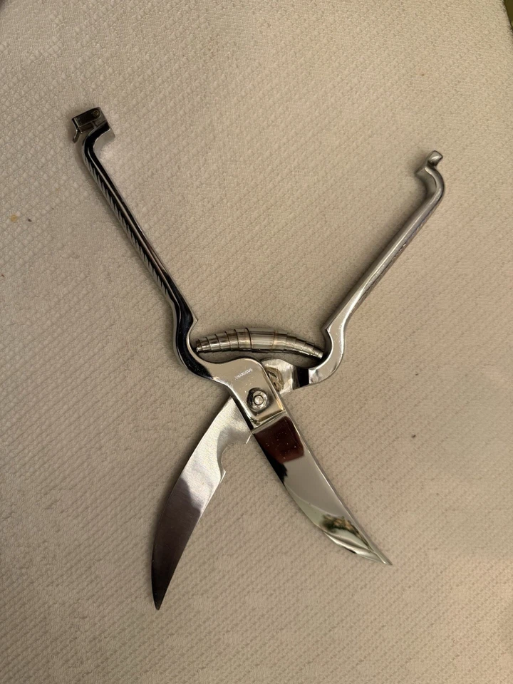 GEFLÜGELSCHERE RAUCHERKOPF SOLINGEN INOX 24 CM NR. 2 AUF FUNKTION GEPRÜFT