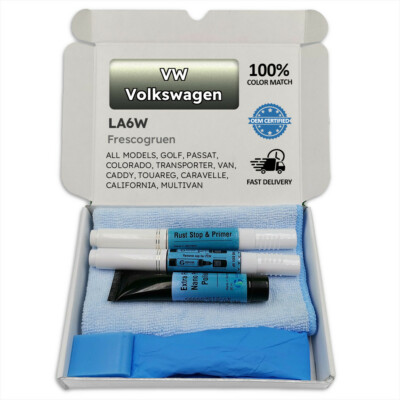 Lackstift für VW Volkswagen Grün FRESCOGRUEN LA6W GOLF PASSAT COLORADO