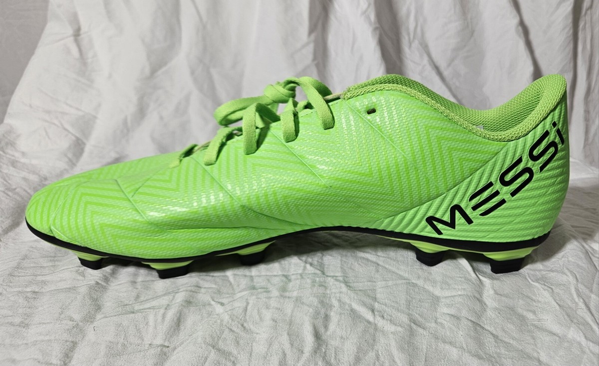 adidas Nemeziz 18.4 FxG Soccer Cleats BB9440 Mens 9.5 Neon Yellow Green adidas 9.5 US Yellow Soccer Cleats for Men for sale | eBay main image 4