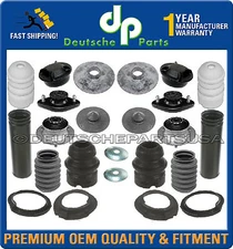 BMW E46 FRONT + REAR STRUT BEARINGS SHOCK MOUNT MOUNTS MOUNTING SUSPENSION KIT