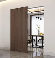 DIYHD Soft Close Concealed Sliding Barn Door Hardware,No Floor Track