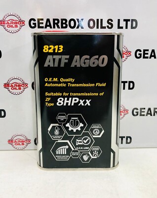 BMW LANDROVER JAGUAR AUDI ZF 8 SPEED AUTOMATIC GEARBOX OIL ATF MANNOL AG60 1L