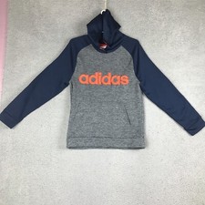 Adidas Boys Pullover Long Sleeve Multicolor Hoodie Sweater Size XL 18/20