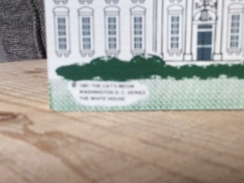 1991 The Cat's Meow Washington D.C. Series WHITE HOUSE Shelf Sitter - Picture 6 of 10