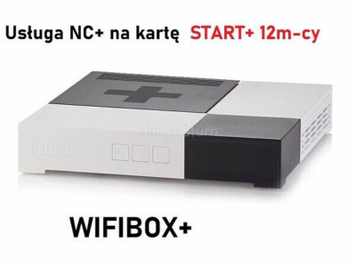 NC+Telewizja na karte TNK START+12 wifibox 12-MIESIECY +REPUBLIKA,POLSAT,TVN