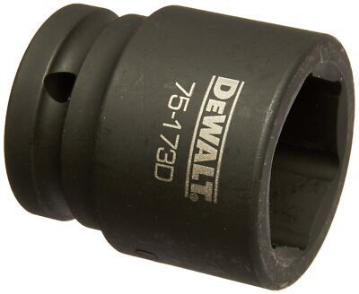 DEWALT 3/4 Zoll Antrieb Steckschlüssel 6-kant 33 Mm – DWMT75173B, Aus Cr-440 Stahl, Schwarz Phosphatbeschichtet