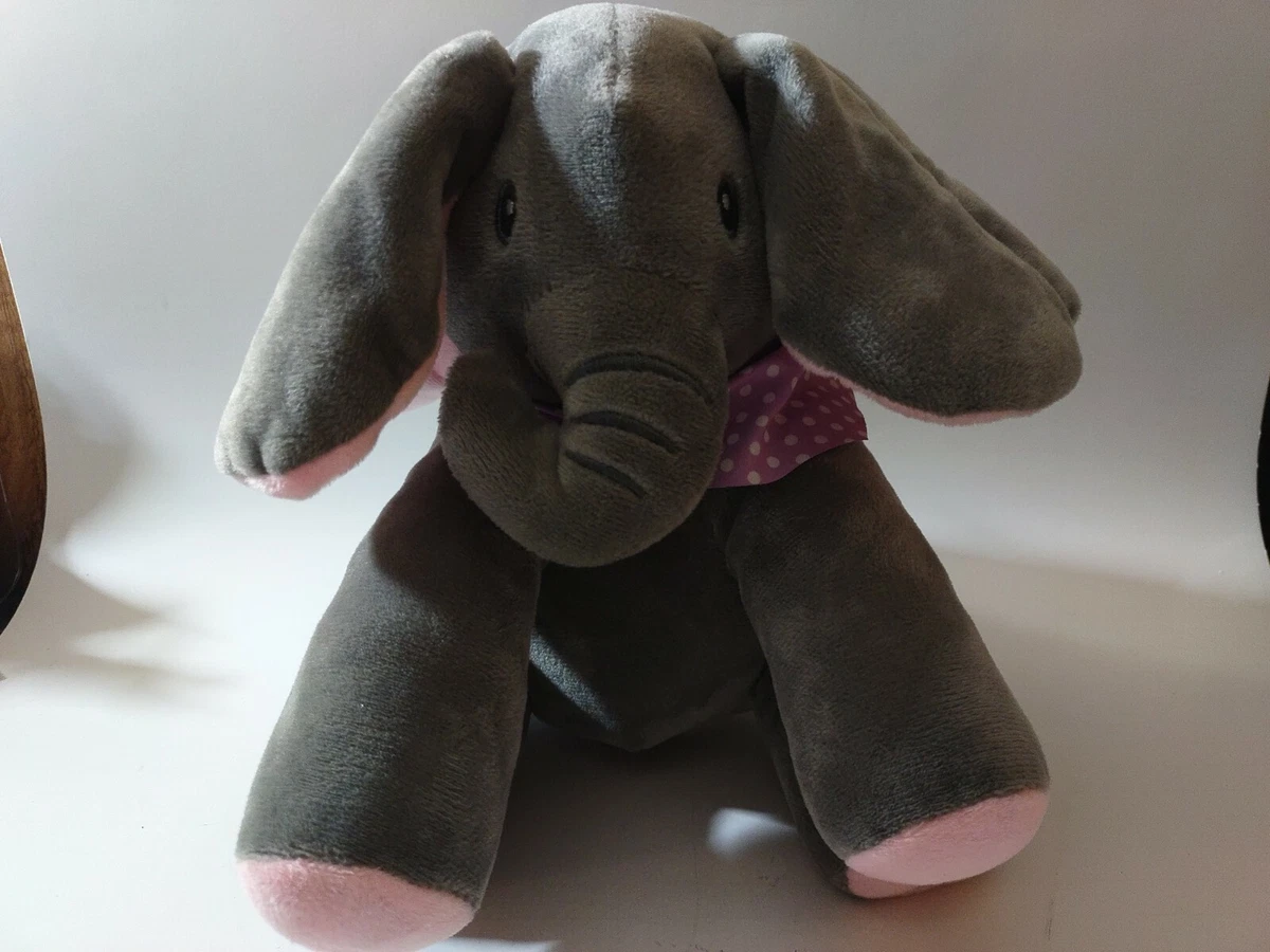 Ear Flappy Singing Baby Elephant Play Peek a Boo Animated Plush Toy 12 inch