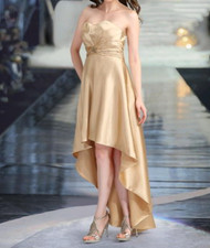 Juju & Christine - Vokuhila-Abend-/Ballkleid - gold - Gr. 36